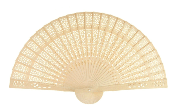 Sandalwood Folding Fans- 24 piece - Image 11